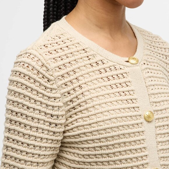 Rag & Bone Marlee Cardigan  Turtledove Beige (Ivory) - Picture 5 of 6